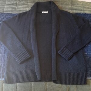 T by ALEXANDER WANG Oversized Black Cardigan